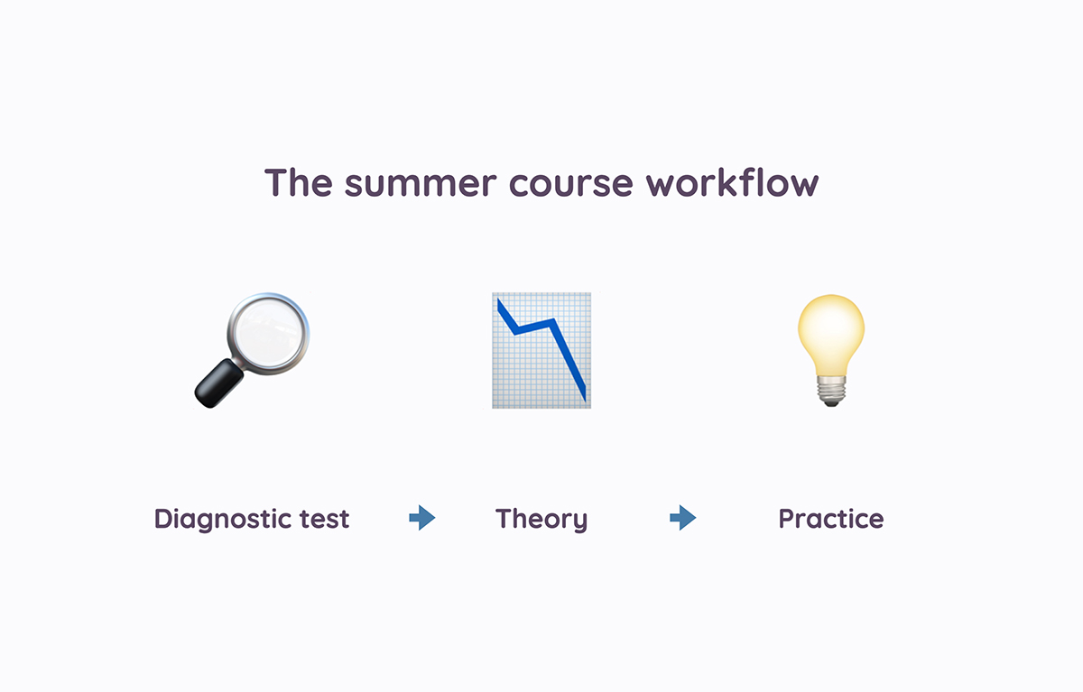 Illustration of the summer courses